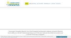 Desktop Screenshot of fisioterapiayosteopatiasegura.com